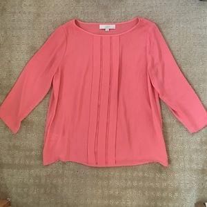 Loft Blouse (3/4 length sleeves) Peach